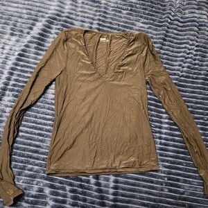 Aerie Black Smoothez Long Sleeve